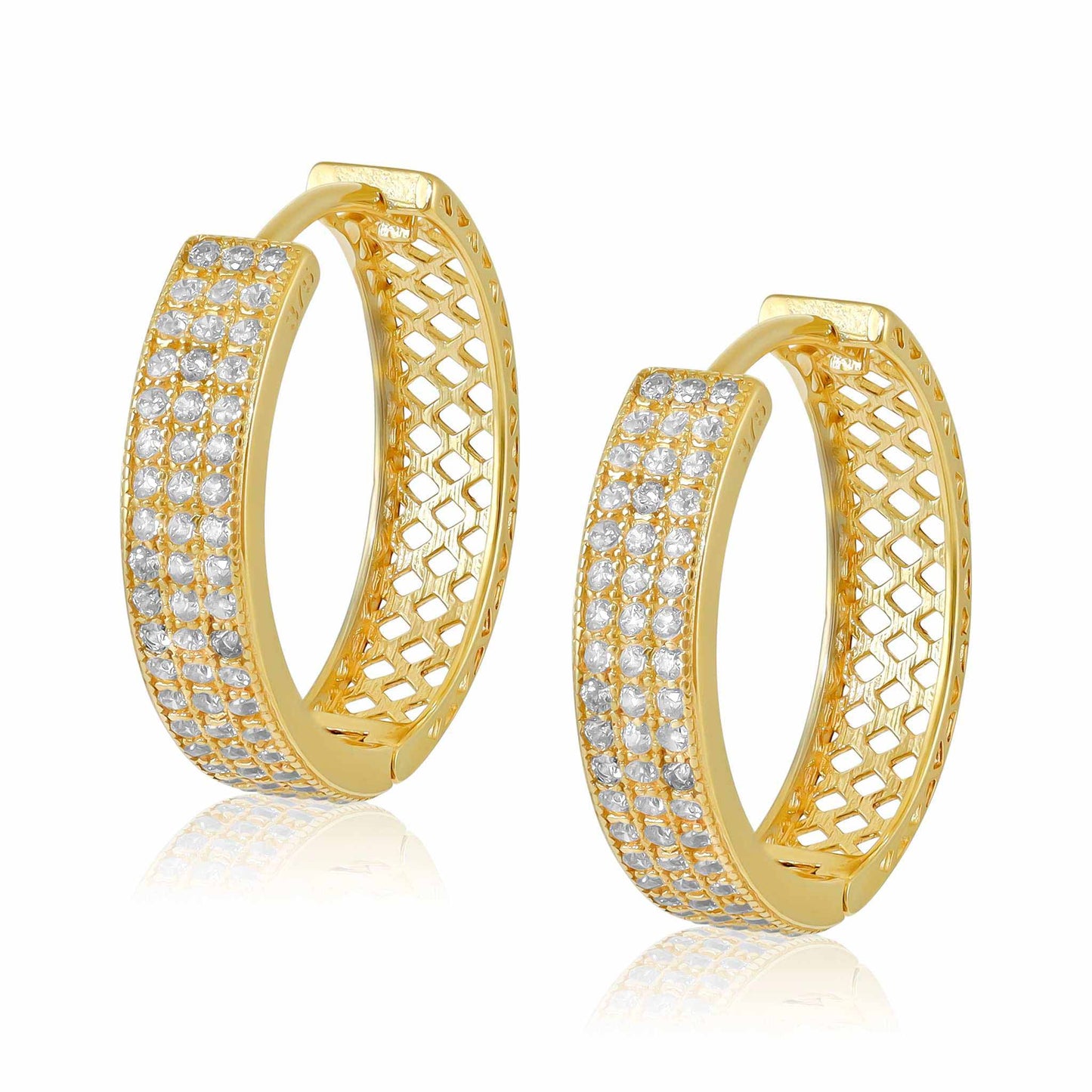 9ct Yellow Gold Huggies ER9021