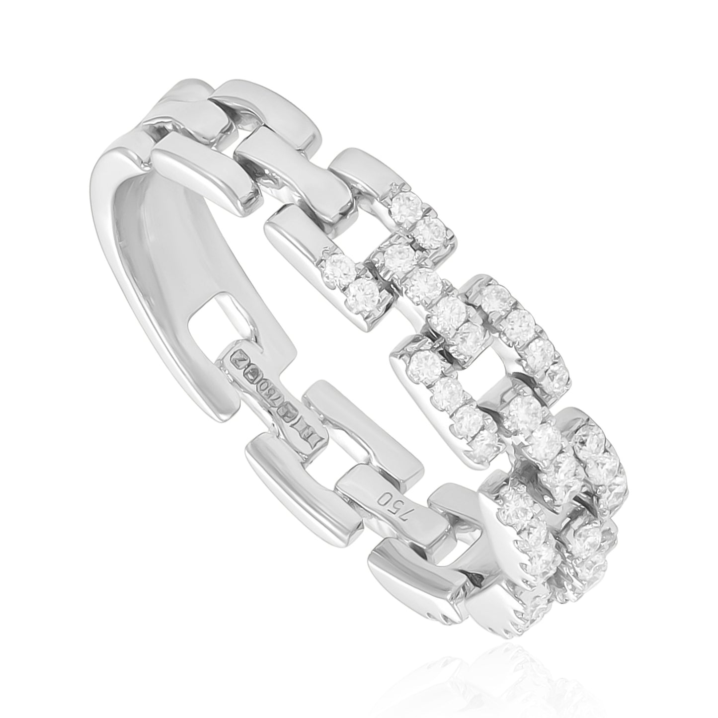 18ct White Gold Diamond Ring